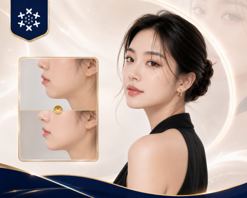 CHIẾC CẰM THANH TÚ – GƯƠNG MẶT V-LINE TỰ NHIÊN