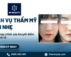 Dịch vụ thẩm mỹ mũi nhẹ - Giải pháp chỉnh sửa khuyết điểm mũi tinh tế